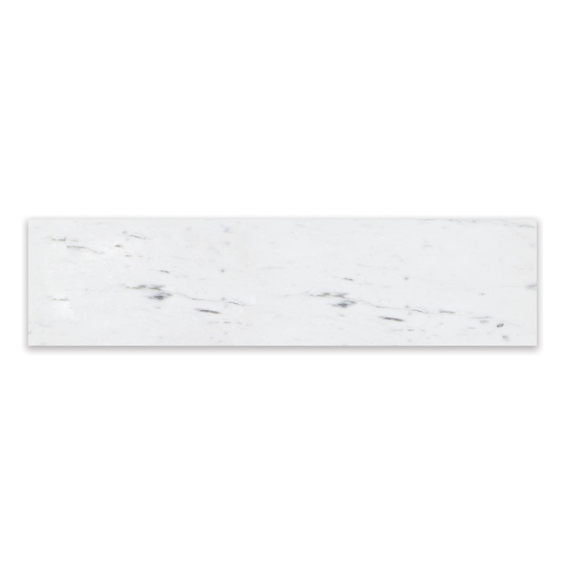 6x24 Italian Playa del Bianco Marble Polished Tile Final Sale