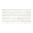 12x24 Eterna Bianco Curva Honed Marble Tile