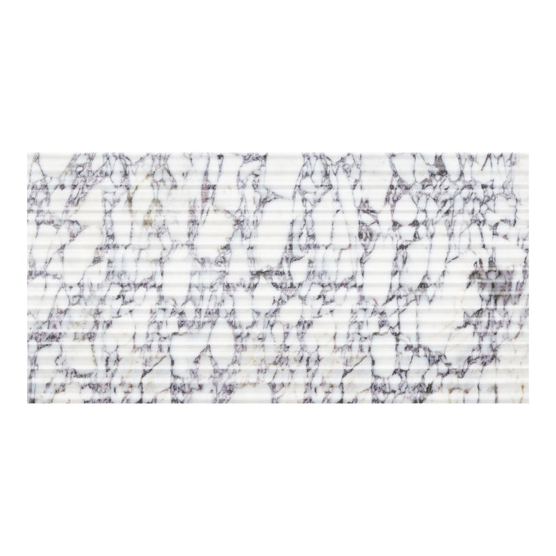 12x24 Viola Roccia Curva Honed Marble Tile