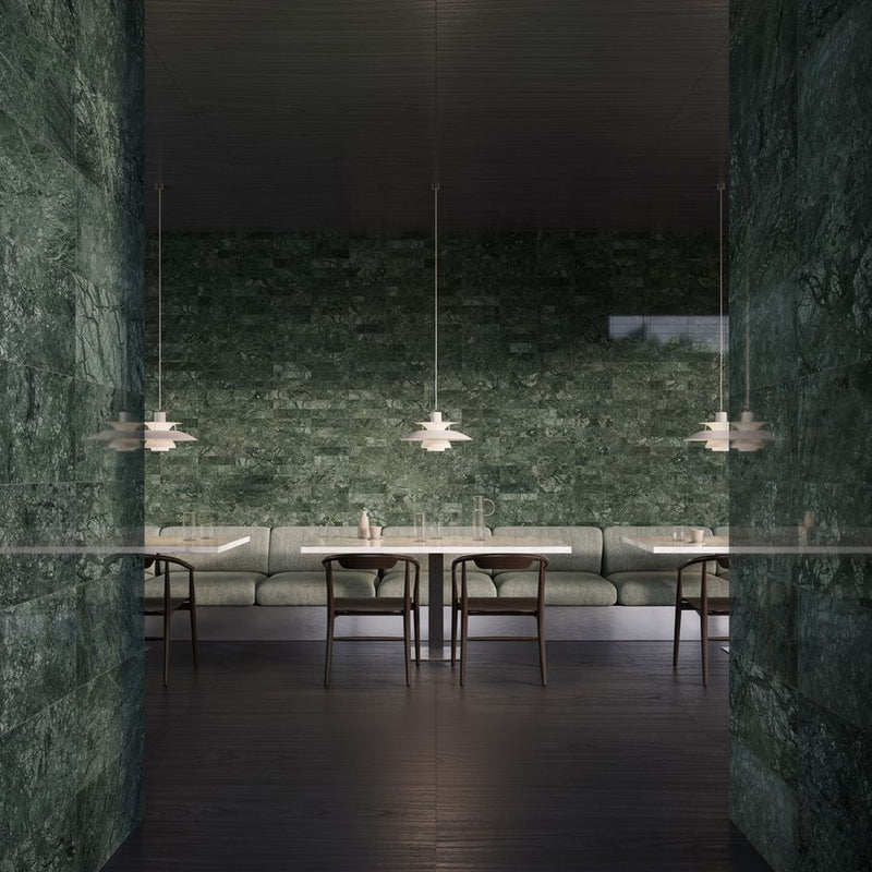 12x24 Emerald Empress Polished Marble Tile