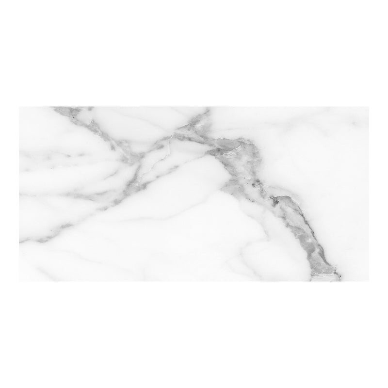 12x24  Lumino Statuario Matte Pressed Glazed Porcelain Tile
