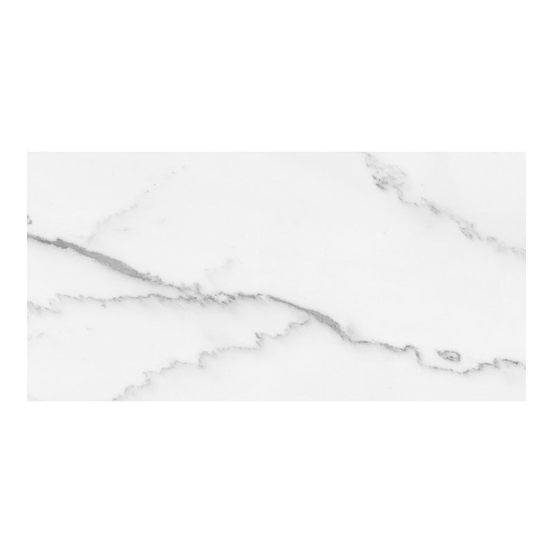 12x24 Lumino Bianco Pressed Glazed Porcelain Tile