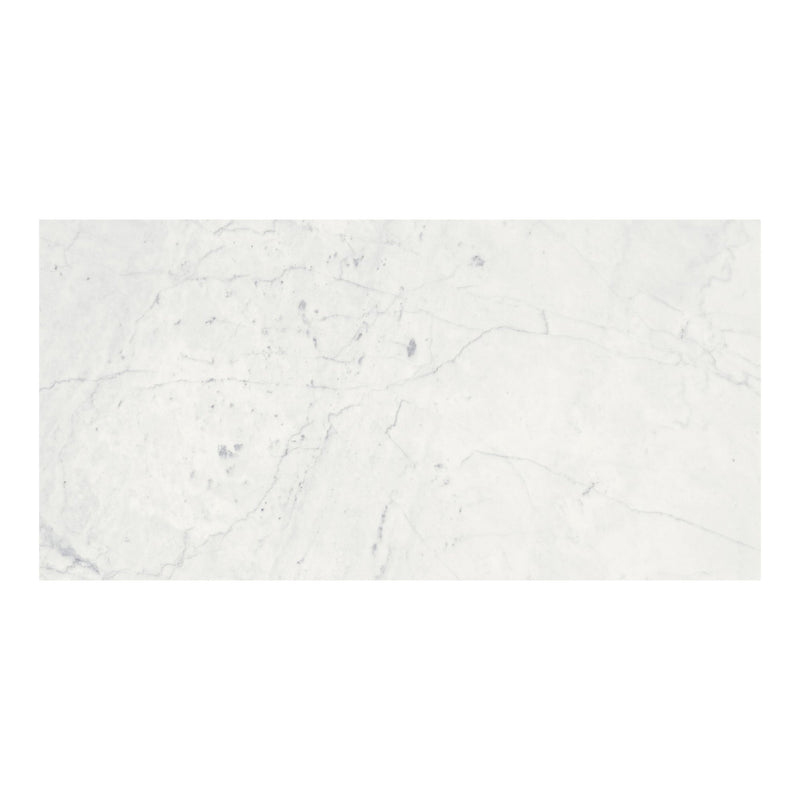 18x36 Eternity White Polished Marble Tile