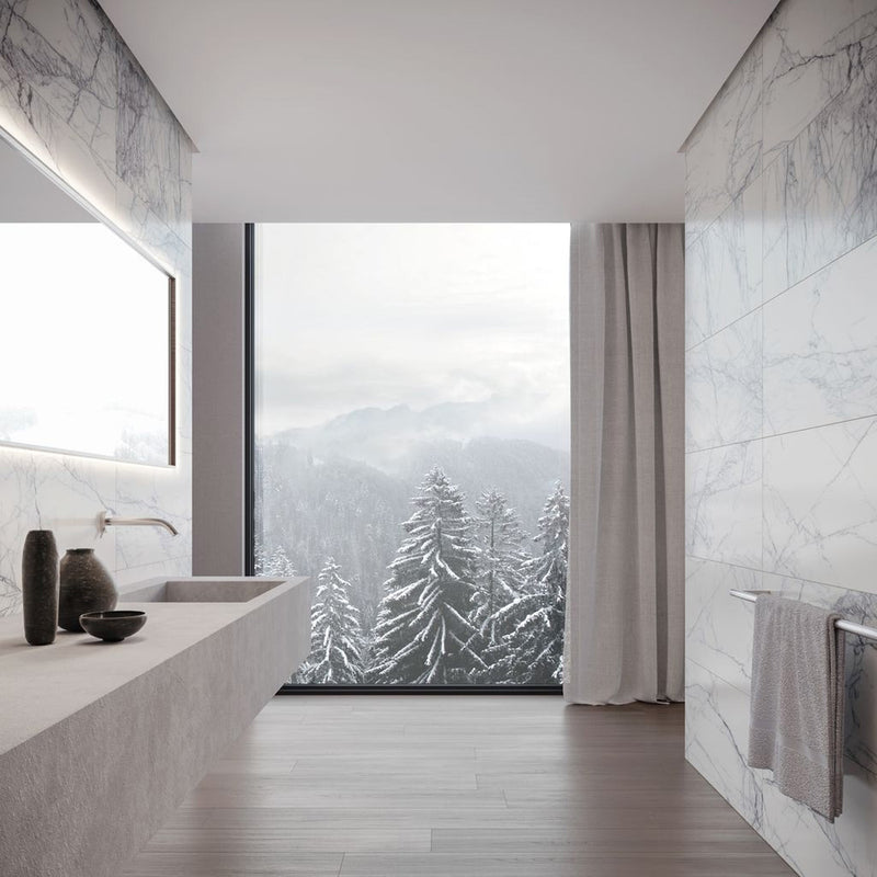 18x36 Lilac Vector Honed Marble Tile