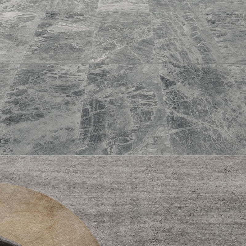 18x36 Mystery Grey Honed Marble Tile