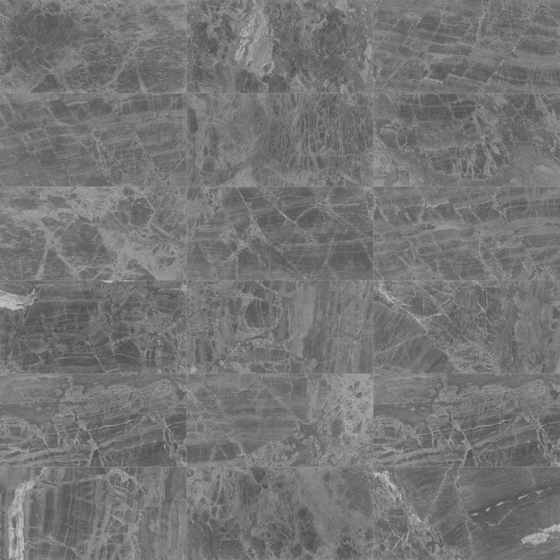 18x36 Mystery Grey Honed Marble Tile