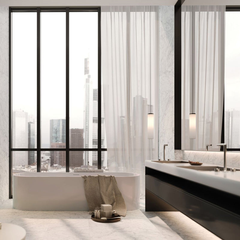 24x24 La Marca Carrara Gioia Polished Rectified Glazed Porcelain Tile