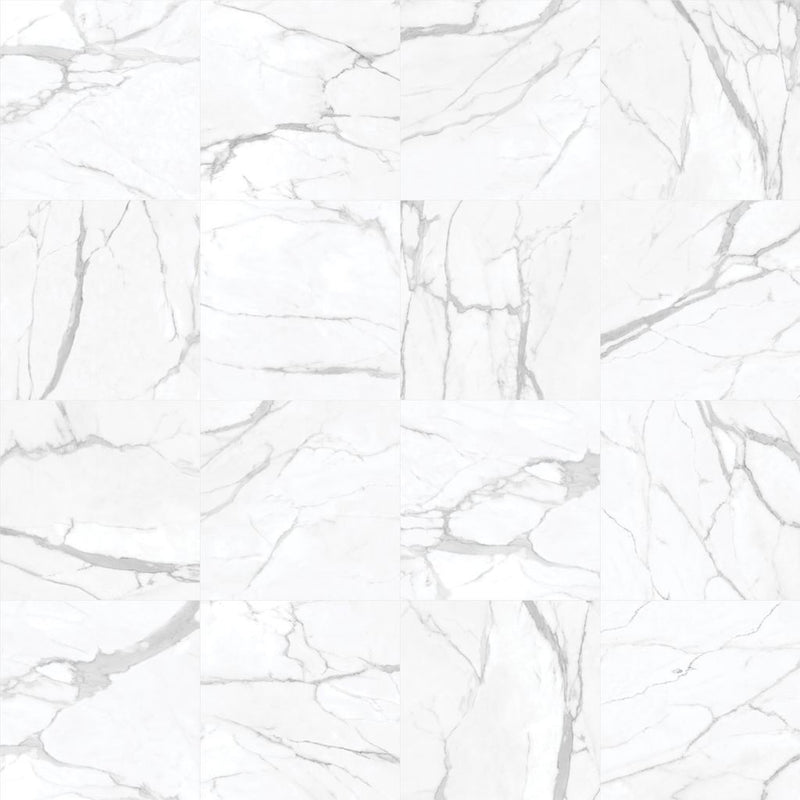 24x24 La Marca Statuario Nuovo Polished Rectified Glazed Porcelain Tile