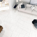 24x48 Laurent White Polished Porcelain Tile (33 CT/PA)