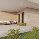 10mm 24x48 Bamboo Sagano Almond Dark Line Matte Porcelain Tile (30CT/PA)