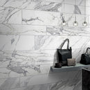 24x48 Woolf Elegant White Porcelain Matte Tile