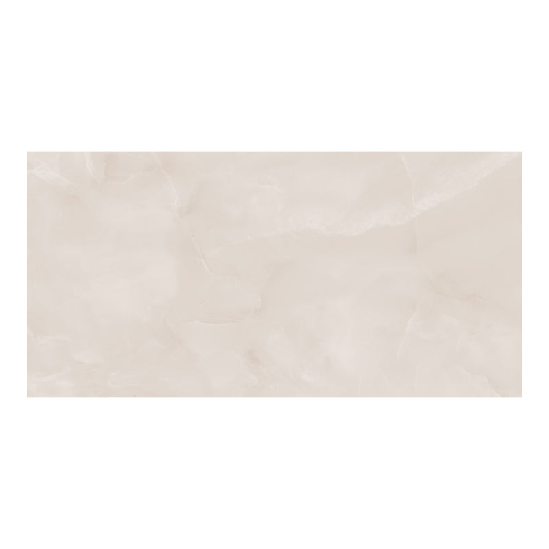 24x48 Onyx White Beige Porcelain Polished Tile