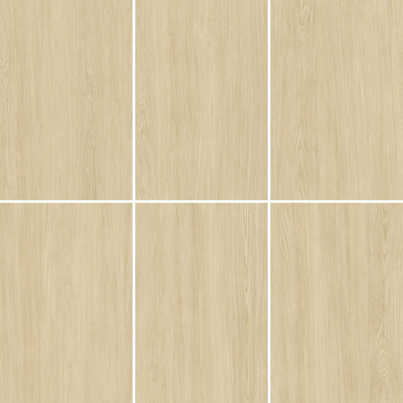 24x48 Brazil Teak Ivory Wooden Look Matte Porcelain Tile (32 CT/PA)