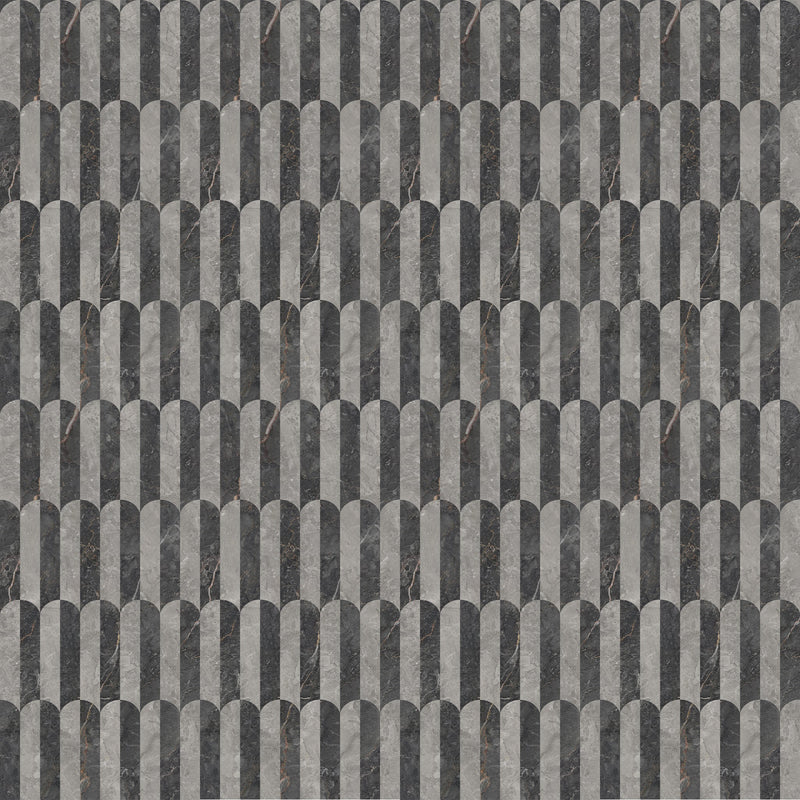 12mm 24x48 Piano Dark Décor Polished Porcelain Tile (24 CT/PA)