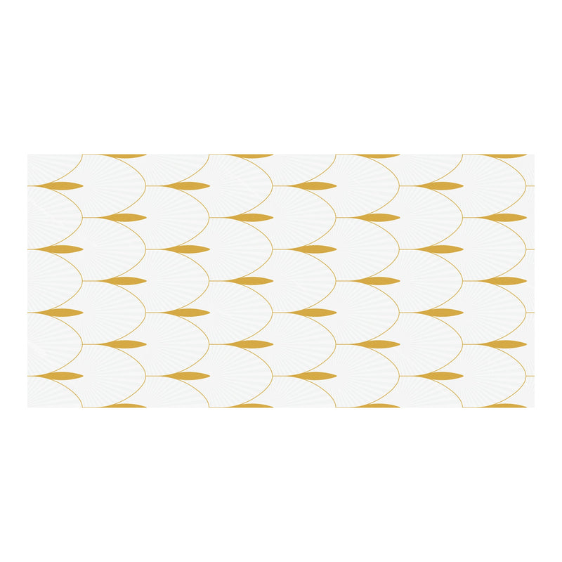 24x48 Gliding White Gold Decor Glazed Porcelain Tile