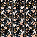 24x48 Lily Fun Dark Decor Glazed Porcelain Tile