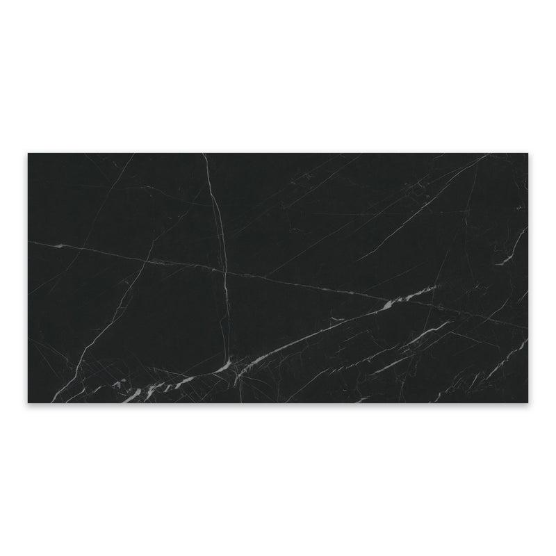 24x48 Markina Black Porcelain Polished Tile (32 CT/PA)