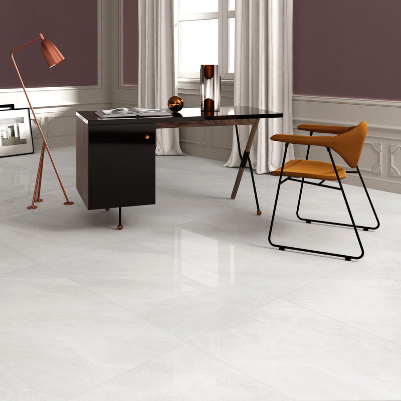 24x48 Iconic Grey Porcelain Polished Tile (32 CT/PA)