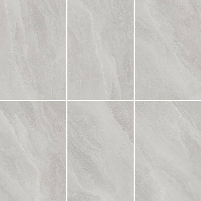 24x48 Iconic Grey Porcelain Polished Tile (32 CT/PA)