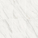 9mm 30x60 Raw Stone White Porcelain Polished Slab Final Sale (25 CT/PA)