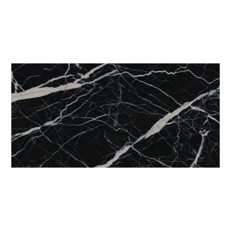 30x60 Gucci Black Polished Porcelain Slab Final Sale