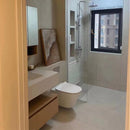 9mm 30x60 Milan Micro Cement Light Gray Porcelain Matte Slab Final Sale