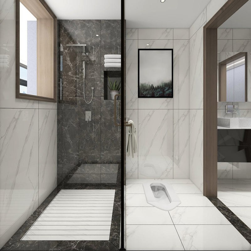 9mm 30x60 Saint Laurent Black Gold Porcelain Polished Slab Final Sale (25 CT/PA)