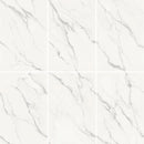 9mm 30x60 Roman Stone White Porcelain Polished Slab Final Sale (25 CT/PA)