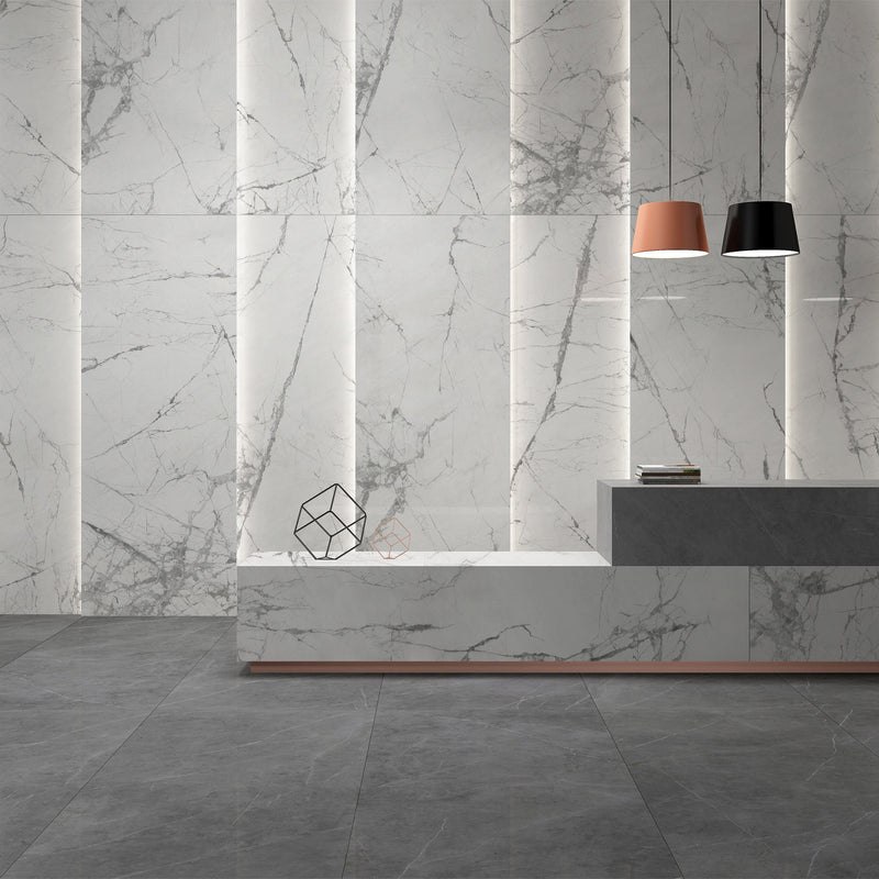 9mm 36x104 Goreme White Porcelain Matte Slab Final Sale