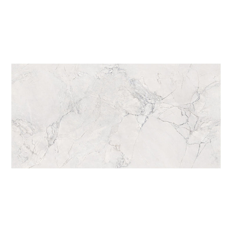 9mm 36x72 Elizabeth White Porcelain Glazed Polished Slab Final Sale