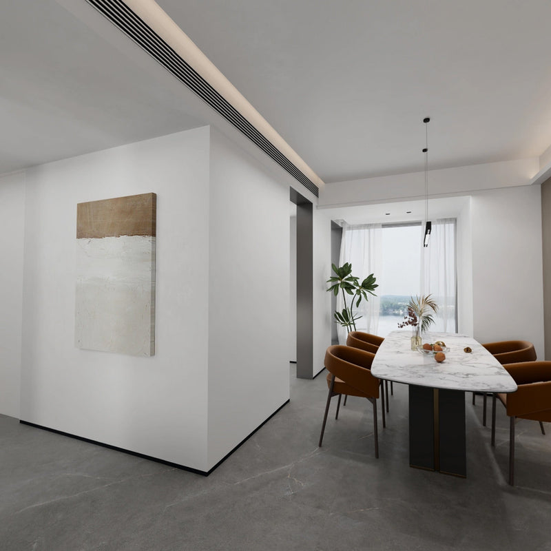 9mm 36x72 Minos Stone Grey Porcelain Matte Slab Final Sale