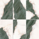 10.5mm 36x72 Cold Green Polished Porcelain Slab Final Sale (24 CT/PA)