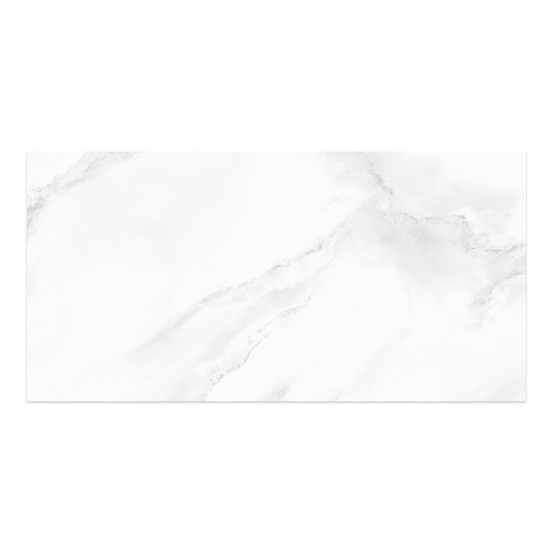 10.5mm 36x72 Gemstone White Polished Porcelain Slab Final Sale