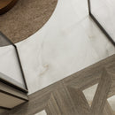 9mm 36x72 Pearl Onyx White Porcelain Glazed Polished Slab Final Sale