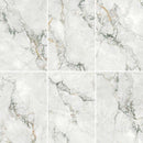 12mm 36x72 Aurora White Porcelain Glazed Slab Final Sale (29 CT/PA)