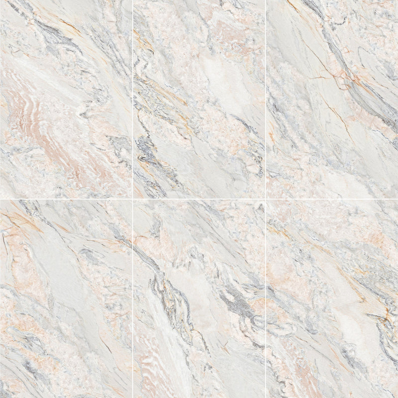 9mm 36x72 Cave Hibiscus Porcelain Glazed Matte Slab Final Sale (33 CT/PA)