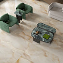 9mm 48x108 Pearl Onyx Oro Porcelain Glazed Polished Slab Final Sale (1200x2700mm)