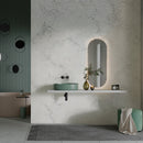 9mm 48x108 Composer White Porcelain Glazed Slab Final Sale (1200x2700mm)