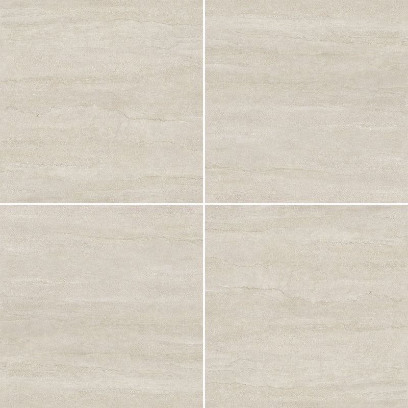 48x48 Serena Veincut Bone Porcelain Natural Glazed Tile