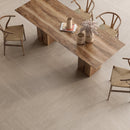 48x48 Serena Veincut Moka Porcelain Natural Glazed Tile