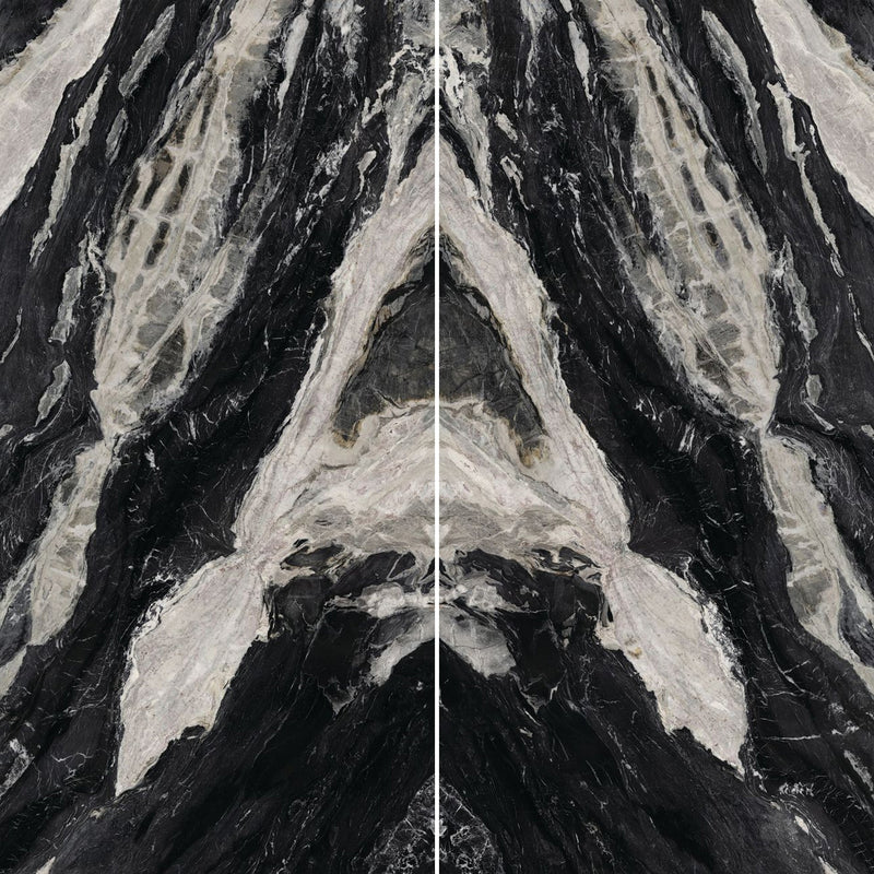 12mm 64x127 Bianco Dior Block 38 Bookmatch Cut Polished Colorsync Sintered Slab