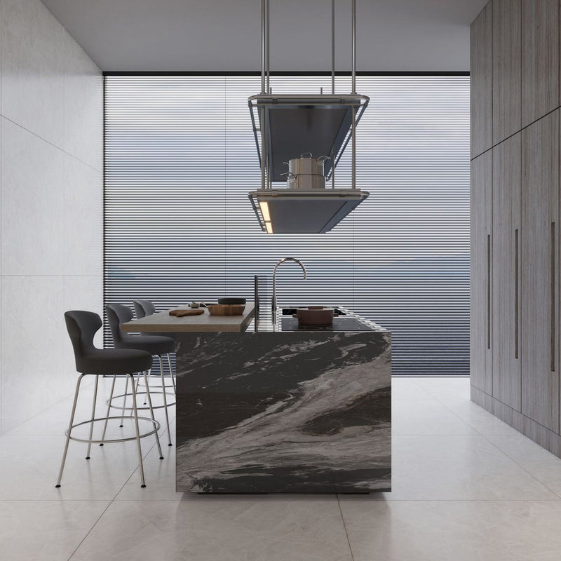 6mm 63x126 Bianco Dior Block 38 Bookmatch Cut Polished Rectified Sintered Slab