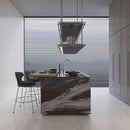 6mm 63x126 Bianco Dior Block 38 Bookmatch Cut Honed Rectified Sintered Slab