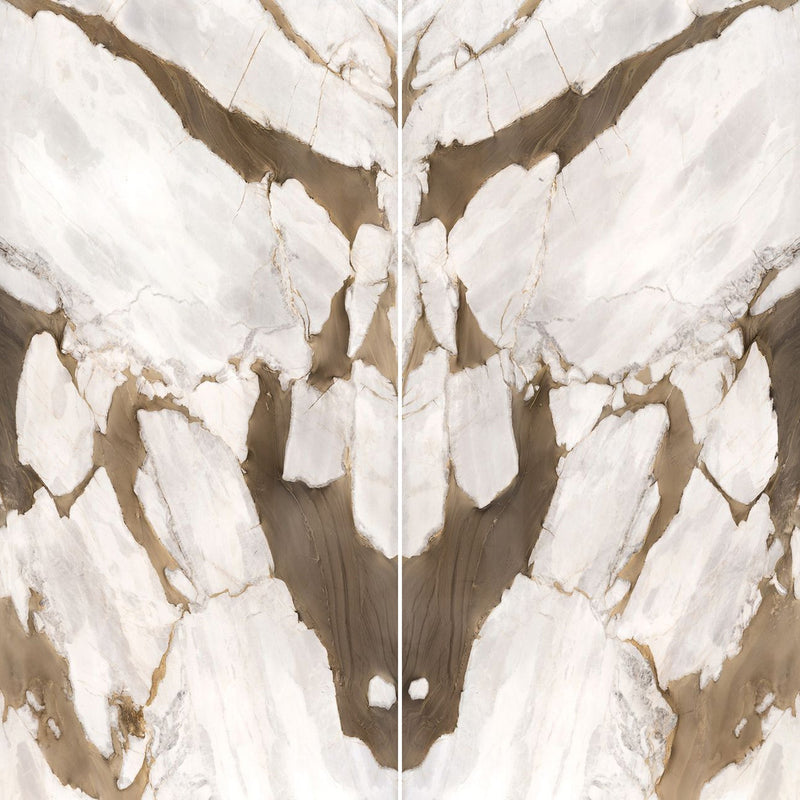 6mm 63x126 Gemma Bronze Block 45 Bookmatch Cut Honed Rectified Sintered Slab