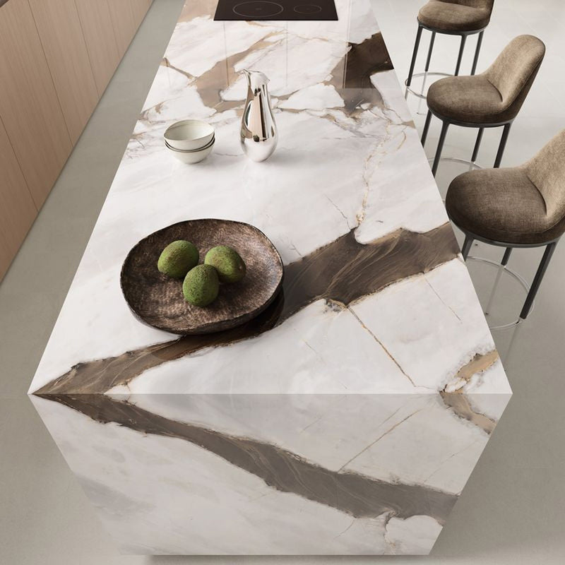 6mm 63x126 Gemma Bronze Block 45 Bookmatch Cut Honed Rectified Sintered Slab