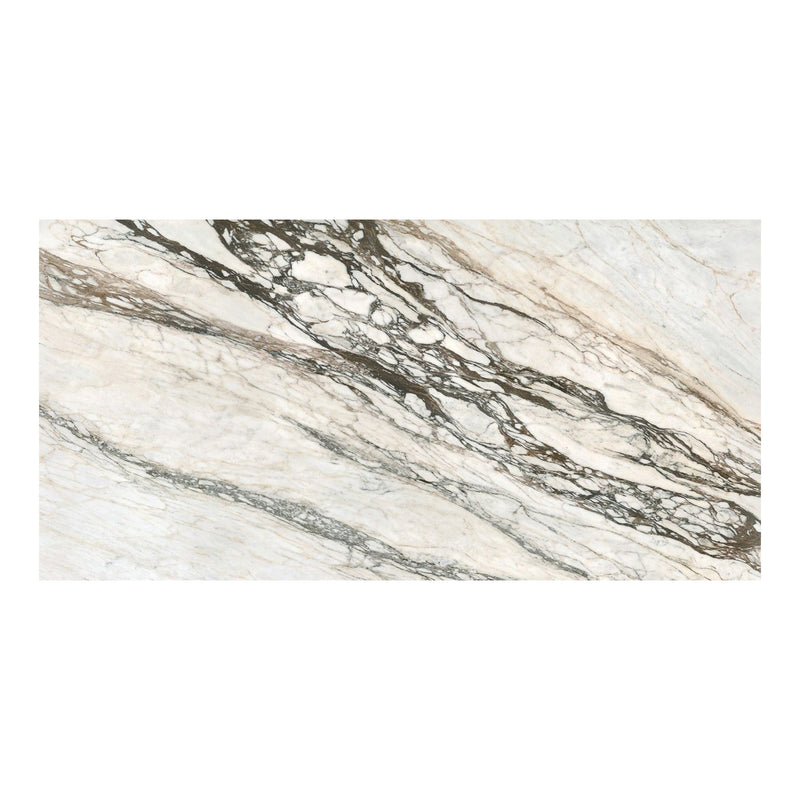 6mm 63x126 Calacatta Picasso Block 32 Bookmatch Cut Polished Rectified Sintered Slab