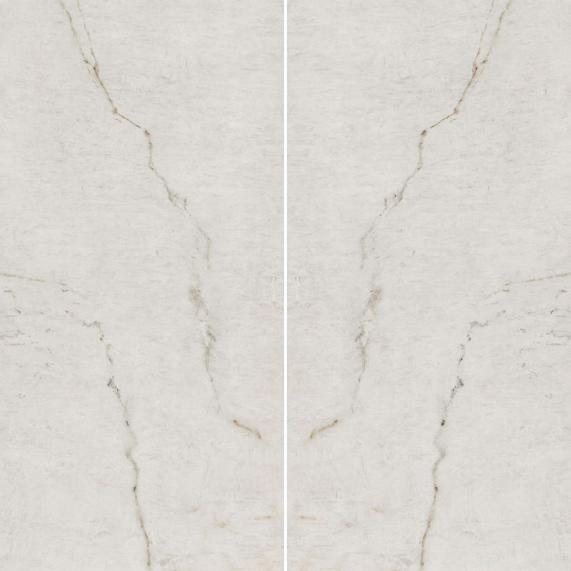 6mm 63x126 Cristallo Block 13 Bookmatch Cut Polished Rectified Sintered Slab