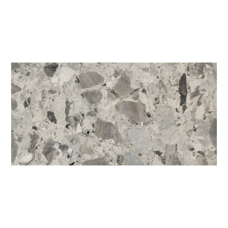 6mm 63x126 Grigio Quarzo Block 21 Bookmatch Cut Honed Rectified Sintered Slab