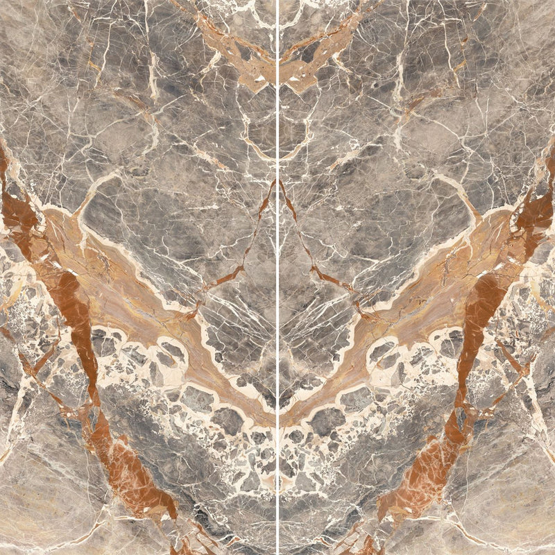 6mm 63x126 Macchia Vecchia Block 42 Bookmatch Cut Honed Rectified Sintered Slab