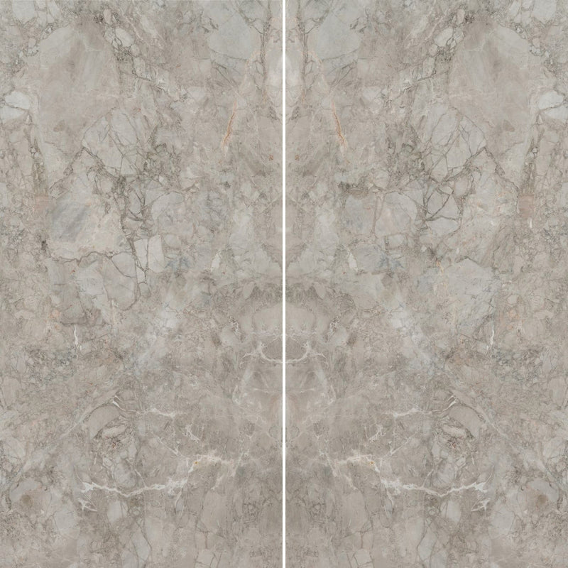 6mm 63x126 Marina White Block 46 Bookmatch Cut Honed Rectified Sintered Slab